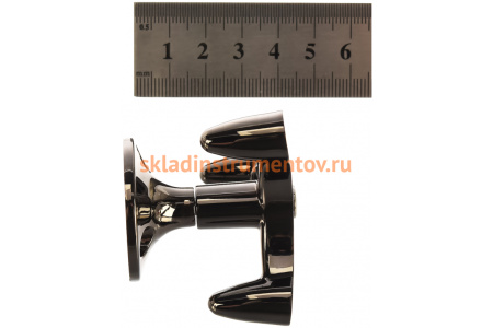 Мебельный крючок JET 589 трехрожковый, черный никель CQ589Z.003NP99