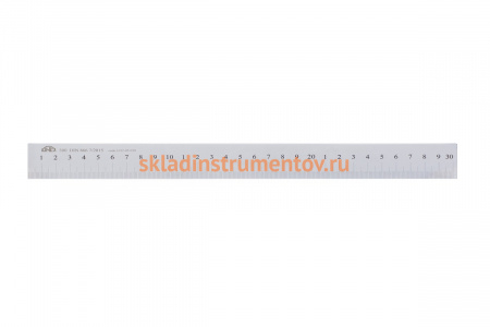 Утолщенная линейка Kinex 1000х30х6мм DIN866/B 1012-02-100