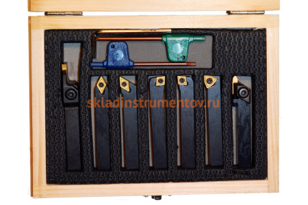 Набор резцов со сменными пластинами (8 шт; 8х8 мм) MetalMaster 16388