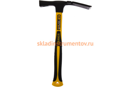 Молоток каменщика с фибергласовой рукояткой STAYER Fiberglass 600 г 20161