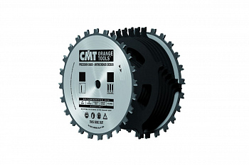 Диск пильный для пазов (2 шт; 200x15.87 мм; Z24+4; FTG+ATB) DADO CMT 230.524.08