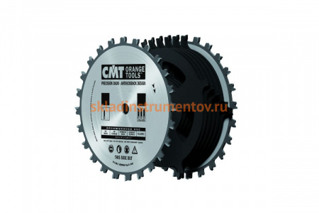 Диск пильный для пазов (2 шт; 200x15.87 мм; Z24+4; FTG+ATB) DADO CMT 230.524.08