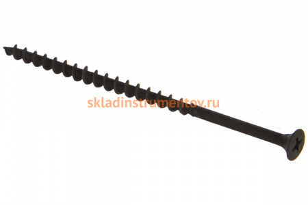 Фосфатированный саморез с крупной резьбой по дереву Зубр PH2 4,8x95 мм 12 шт 300036-48-095