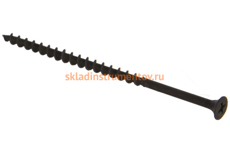 Фосфатированный саморез с крупной резьбой по дереву Зубр PH2 4,8x95 мм 12 шт 300036-48-095