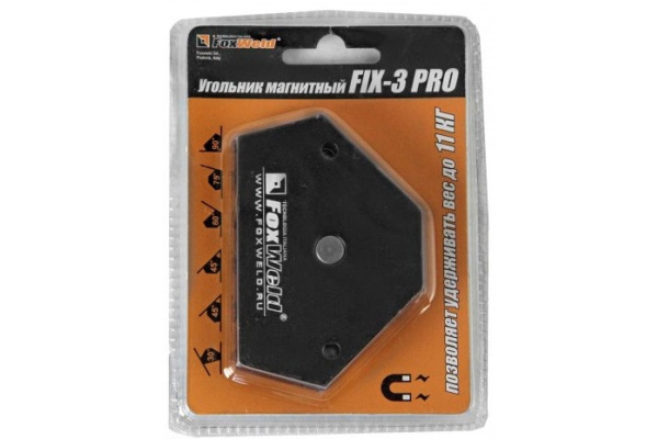 Магнитный угольник Foxweld FIX-3Pro до 11кг 5393