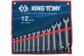 Набор комбинированных ключей (6-22 мм, 12 предметов) KING TONY 1272MR