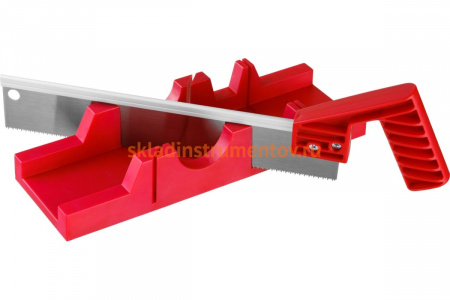 Стусло с пилой ЗУБР 65х35мм, пластиковое, пила 300мм 15380-30_z01
