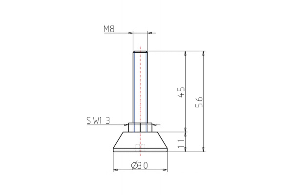 Опора KIPP K0675.3008X040