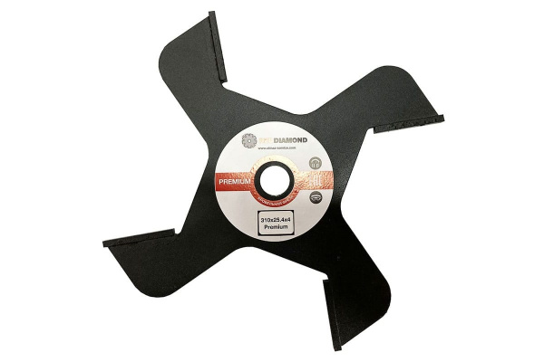 Фреза кровельная Premium (310x25.4 мм; количество лопастей 4) RedDiamond 2105002