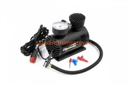 Компрессор для подкачки шин С-12,12 В,17 атм.,12 л/мин SPARTA 58050