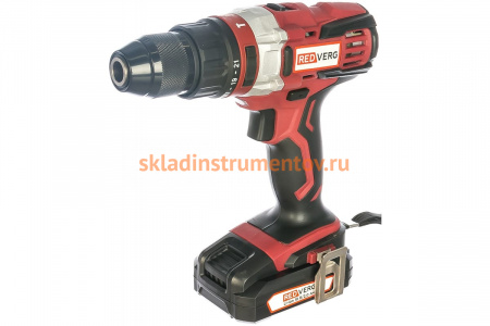 Аккумуляторная ударная дрель-шуруповерт REDVERG RD-ISD18V 6628354
