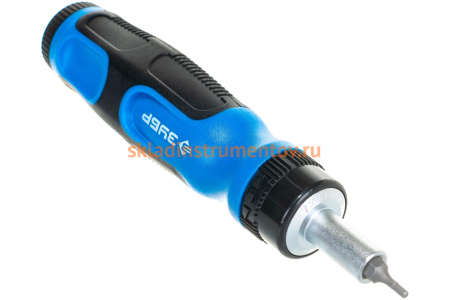 Реверсивная отвертка Зубр ЭКСПЕРТ с насадками 130 предметов 25237-H129