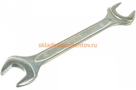 Ключ (гаечный, рожковый, кованый, оцинкованный) 19х22мм Biber 90611 тов-093053