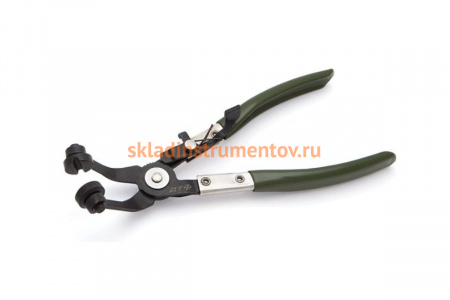 Клещи для самозажимных хомутов с загнутыми губками Дело Техники 45 гр 821003