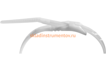 Кабельные стяжки ЗУБР КОБРА белые, нейлоновые 30930-25-110