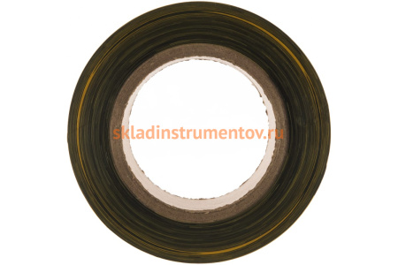 Сигнальная лента СИБРТЕХ, 50 мм х 200 м, черно-желтая 89033