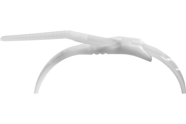 Кабельные стяжки ЗУБР КОБРА белые, нейлоновые 30930-25-110