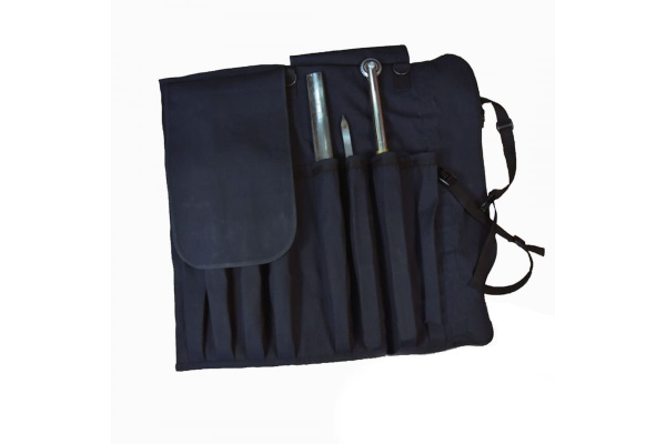 Тканевая сумка-скрутка для токарных резцов Петроградъ 8 карманов М00013460