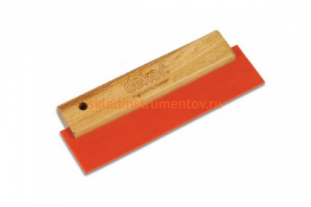 Резиновый шпатель DEKOR 180х50 мм для швов 133