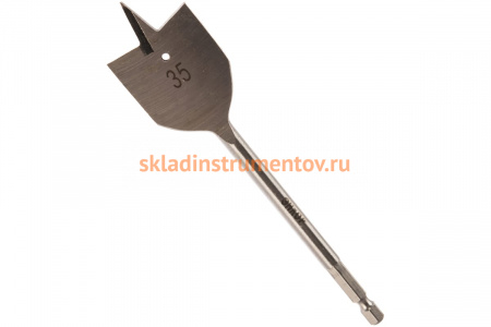 Сверло перовое (35х152 мм) по дереву Энкор 19116