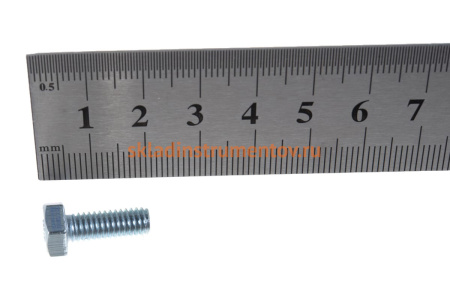 Болт ЗУБР ГОСТ 7798-70, M6 x 16 мм, 8 шт, кл. пр. 5.8, оцинкованный, 303086-06-016