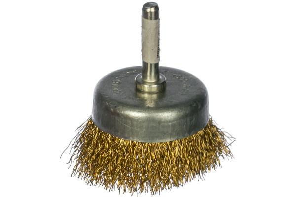 Корщетка чашечная для дрели со шпилькой (50 мм) КУРС 38466