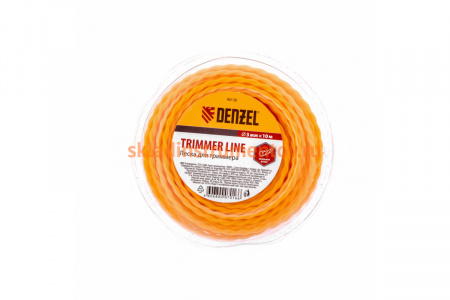 Леска для триммера овальная витая (3.0 мм; 10 м) СИБРТЕХ 961385