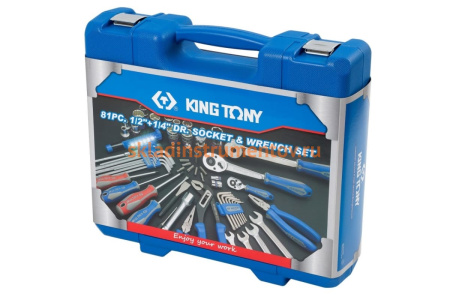 Универсальный набор инструментов KING TONY 81 предмет 7581MR