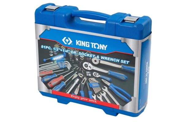 Универсальный набор инструментов KING TONY 81 предмет 7581MR