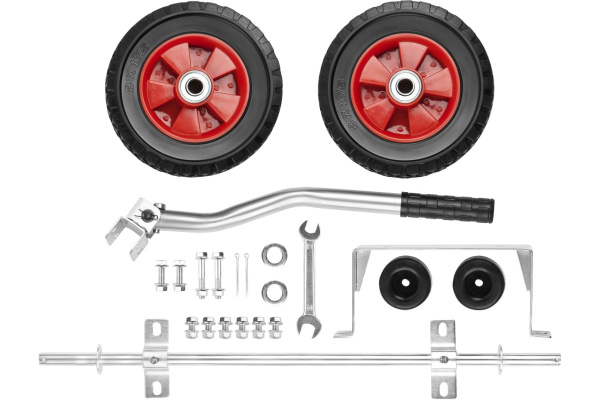 Набор колеса и рукоятка для электростанций мощностью до 3500 Вт Зубр ЗЭСБ-РК-1