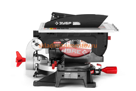Торцовочная комбинированная пила ЗУБР ЗПТК-255-1800
