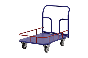 Тележка RUSKLAD платформенная с бортиком ТПБ 5 (700x1200) d160мм Тележка RUSKLAD платформенная с бортиком ТПБ 5 (700x1200) d160мм