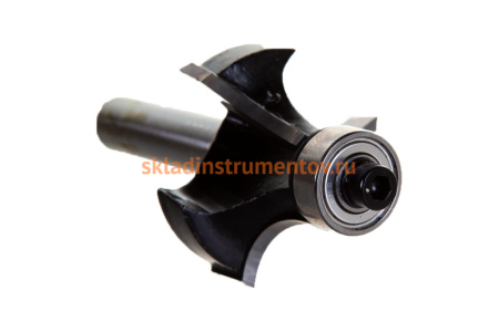 Фреза кромочная калевочная ПРОФЕССИОНАЛ №1 (31.8х17х62 мм; R9.5 мм; хвостовик 8 мм) Зубр 28784-31.8