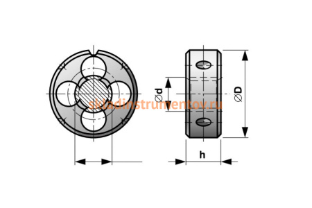 Плашка Bucovice Tools UNF 1/2-20 115CrV3 216120