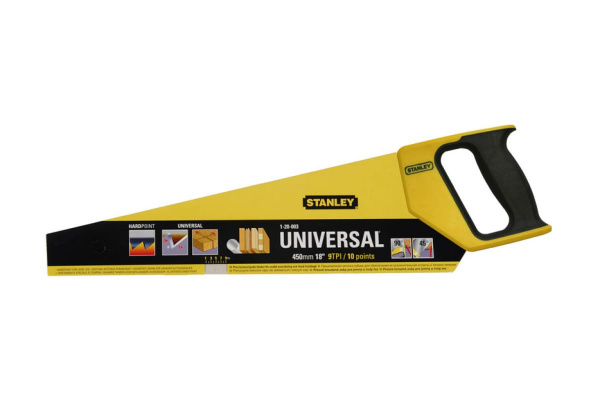 Универсальная ножовка по дереву Stanley 9 Х 450ММ 1-20-003