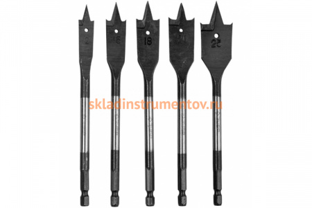 Набор перьевых сверл по дереву (5 шт.) Зубр 29505-H5