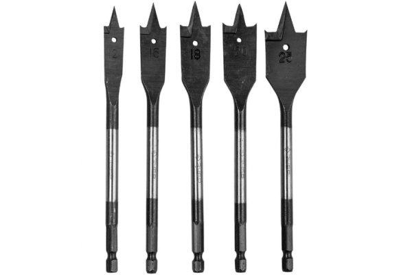 Набор перьевых сверл по дереву (5 шт.) Зубр 29505-H5