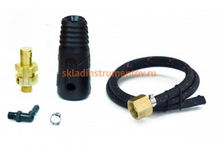 Разъем силовой TIG 50 M12x1 L=0.6 м + гайка 3/8G Aurora 14324