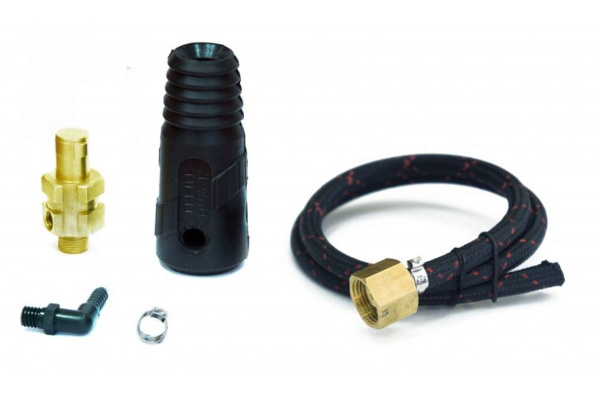 Разъем силовой TIG 50 M12x1 L=0.6 м + гайка 3/8G Aurora 14324