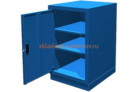Верстачная тумба с дверцей, синяя FERRUM 01.410-5015