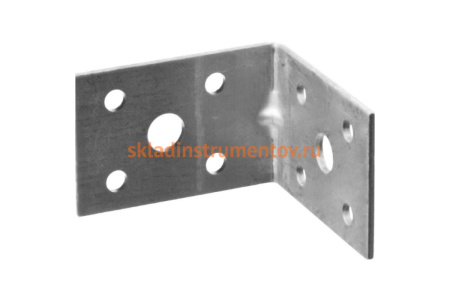 Крепежный угол Зубр МАСТЕР усиленный 35х50х50мм, 1шт 310116-35-050