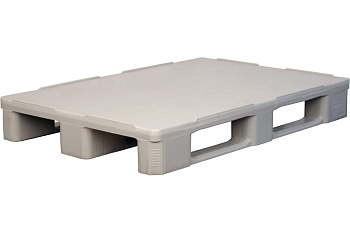 Гигиенический серый паллет 1200х800х160 мм ТАРА 14055