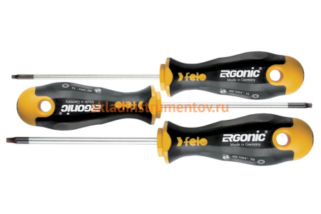 Набор отверток Tx Ergonic, 3 шт Felo 40893148
