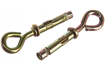 Анкерный болт с кольцом Зубр 8 x 40 мм, 60 шт, желтопассивированный, Профессионал 302392-08-040