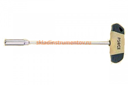 Торцевой ключ 6гр. 10 мм с Т-образной ручкой L=300mm FORCE 77430010