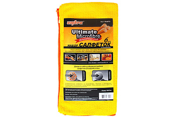 Набор салфеток из микрофибры Эконом (35х35 см; 6 шт.) OMBRA OM073