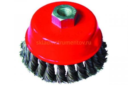 Щетка-крацовка скрученная проволока, 75 мм, М14 РемоКолор 45-1-203