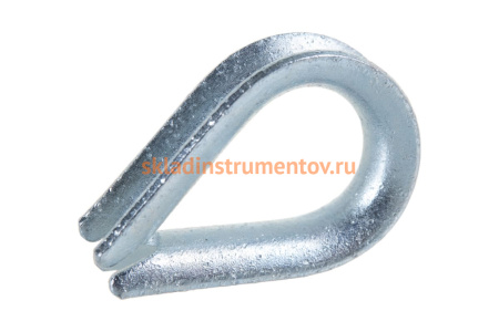 Коуш Зубр DIN 6899, оцинкованный, 5 мм, ТФ6, 2 шт 4-304496-05 Коуш Зубр DIN 6899, оцинкованный, 5 мм, ТФ6, 2 шт 4-304496-05