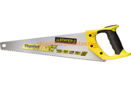 Ножовка-пила по дереву Stayer Cobra 450 мм, 5 TPI, 1506-45_z02