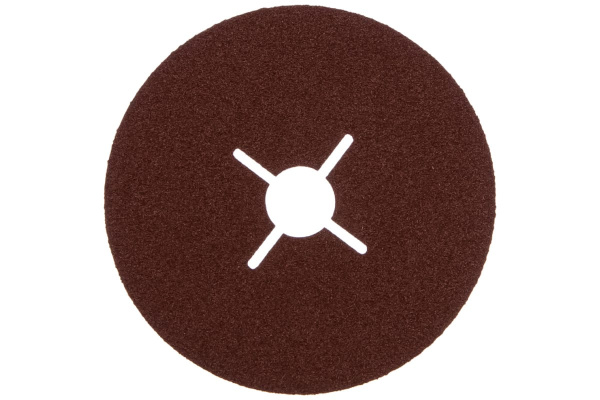 Круг шлифовальный ПРОФИ фибровый (5 шт; 125х22 мм; P60) для УШМ Зубр 35585-125-060